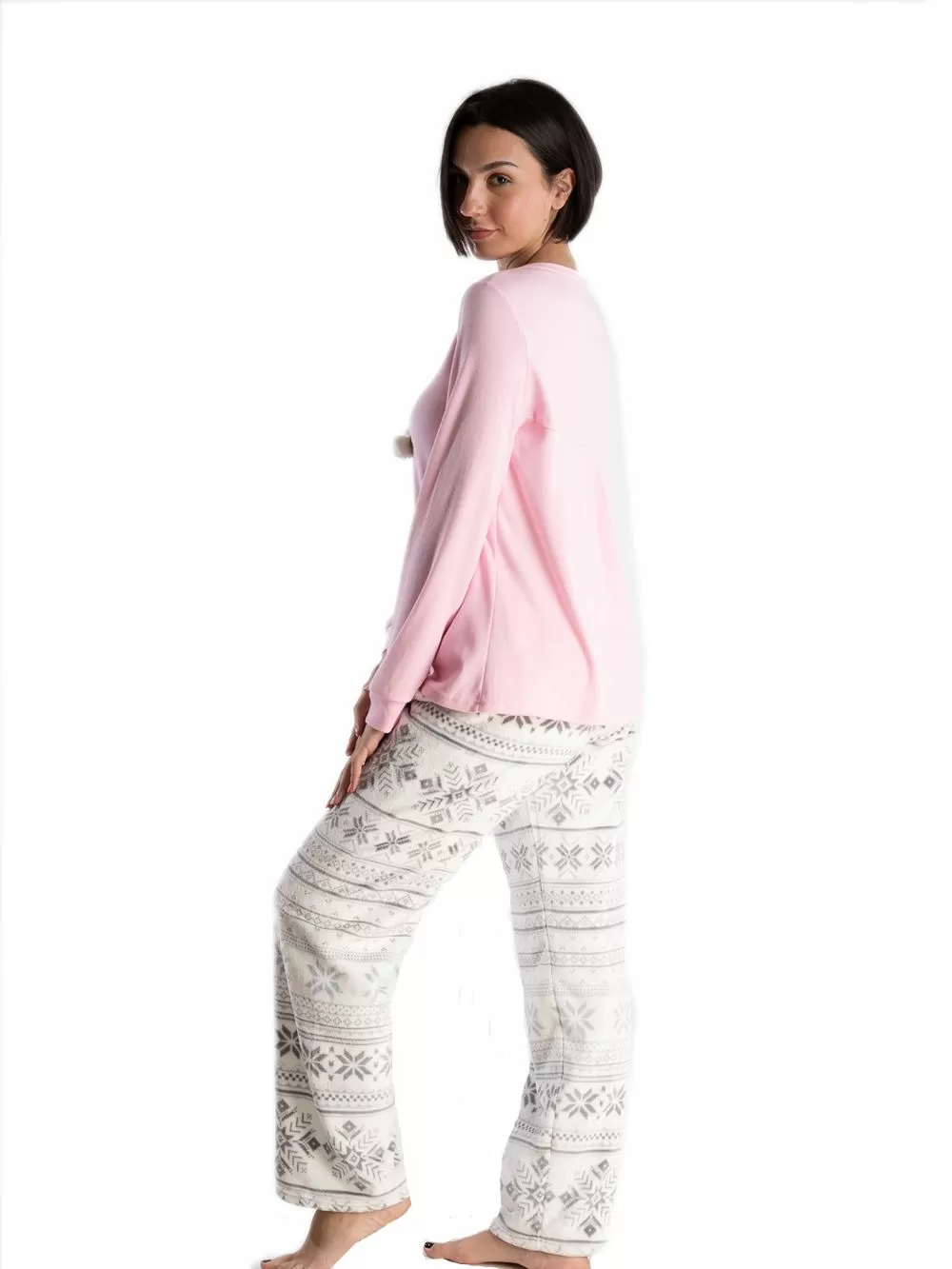 Πυτζάμα Γυναικεία RACHEL Teddy Bear - Ποιοτικό Βαμβάκι - Νέα Μαμά 