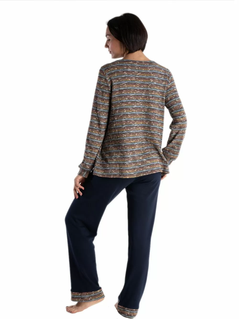 Γυναικεία Πυτζάμα RACHEL - Ζεστή & Απαλή - Πλεκτό Σχέδιο 