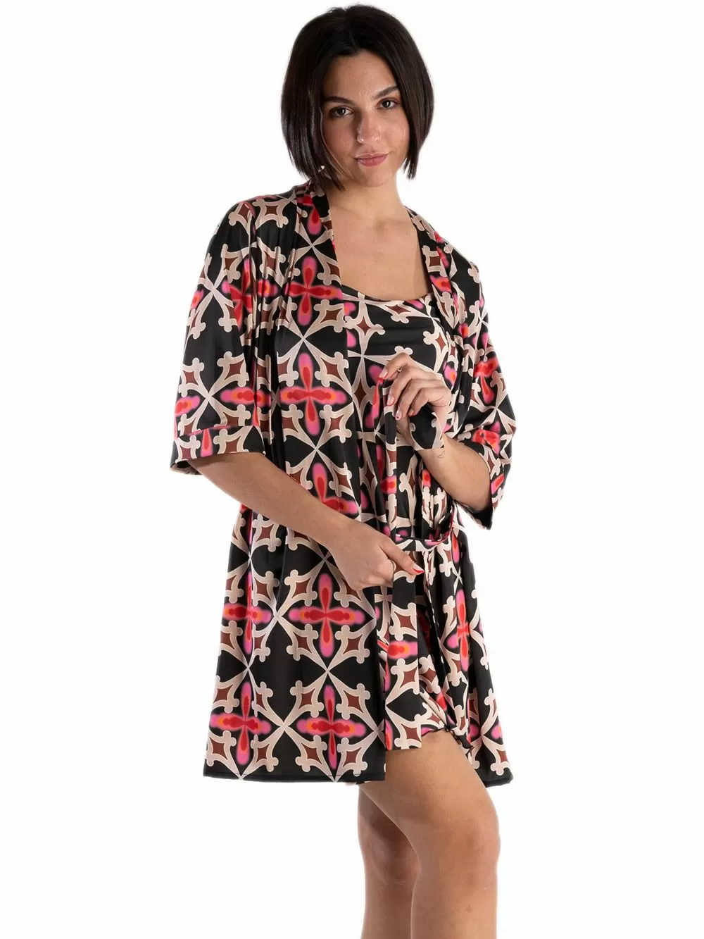 Γυναικεία Ρόμπα RACHEL - Απαλό Σατέν