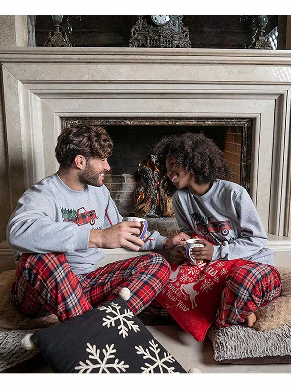 Γυναικεία Πυτζάμα RACHEL Christmas - Γεμάτο Βαμβάκι - Extra Επένδυση 