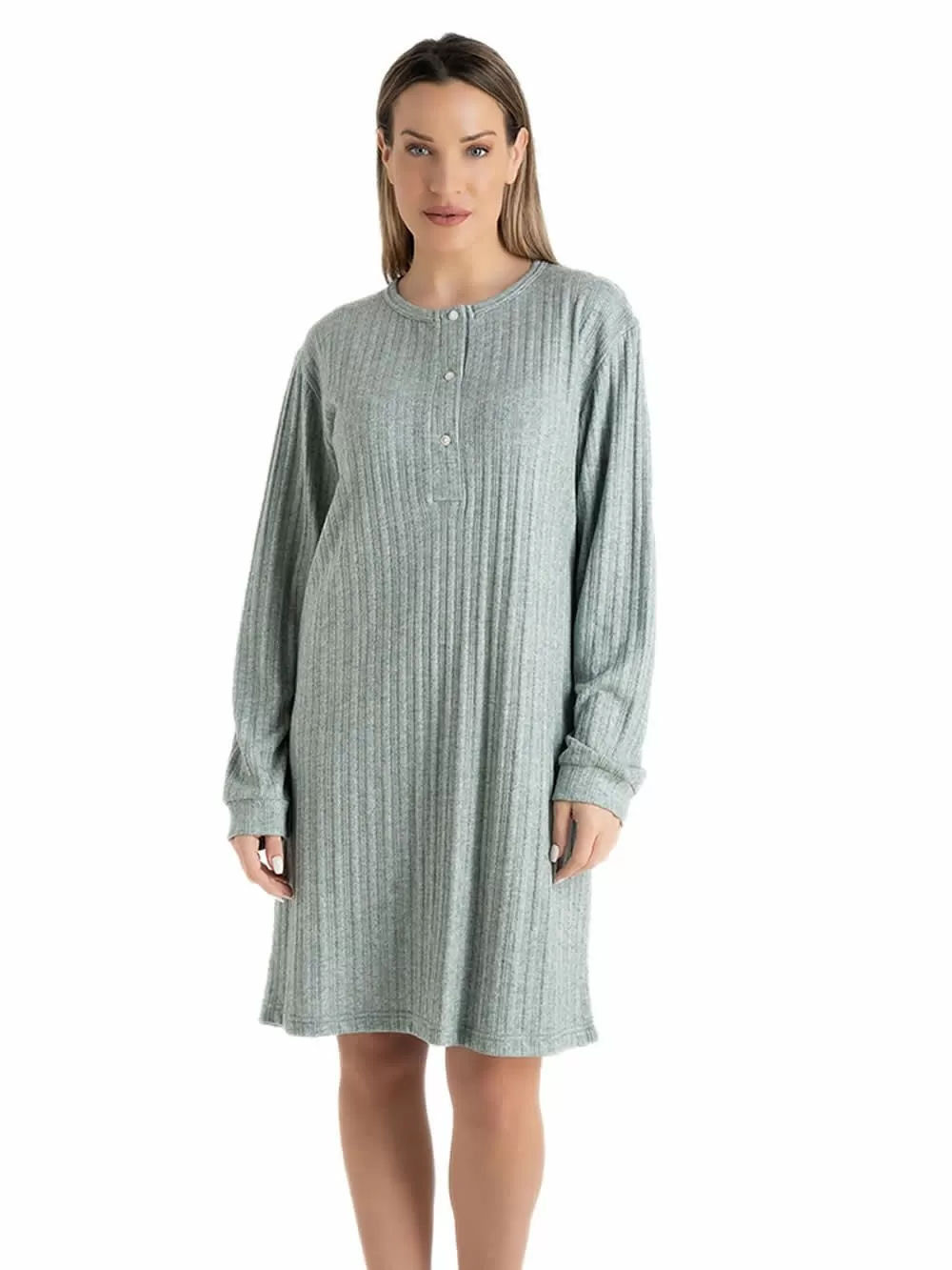 Γυναικείο Νυχτικό RACHEL - Πλεκτό Σχέδιο - Απαλό Viscose