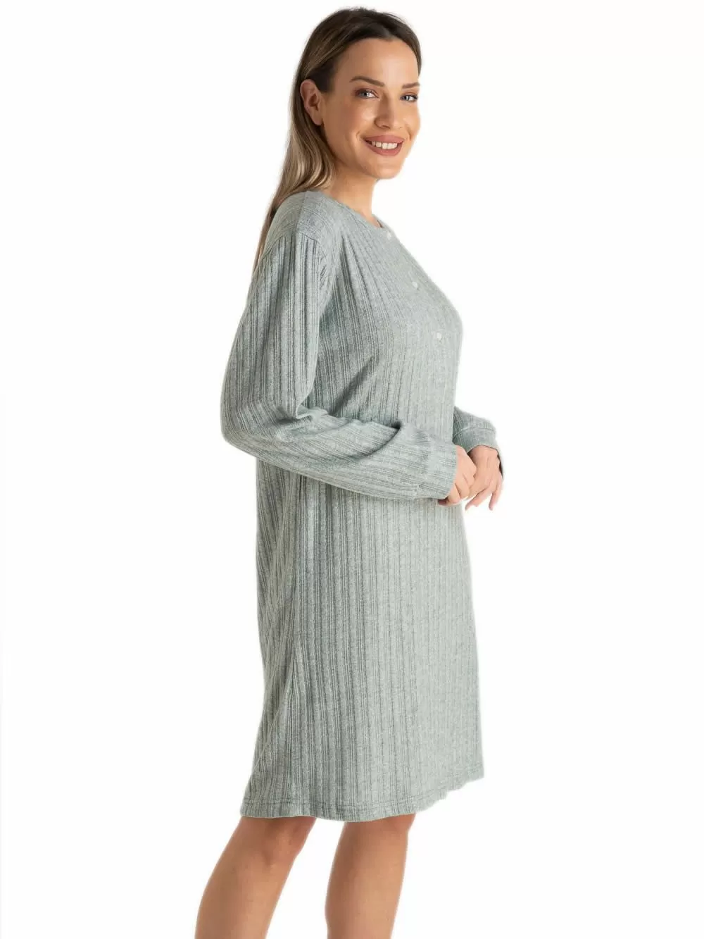 Γυναικείο Νυχτικό RACHEL - Πλεκτό Σχέδιο - Απαλό Viscose