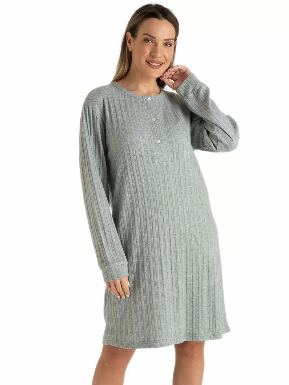 Γυναικείο Νυχτικό RACHEL - Πλεκτό Σχέδιο - Απαλό Viscose