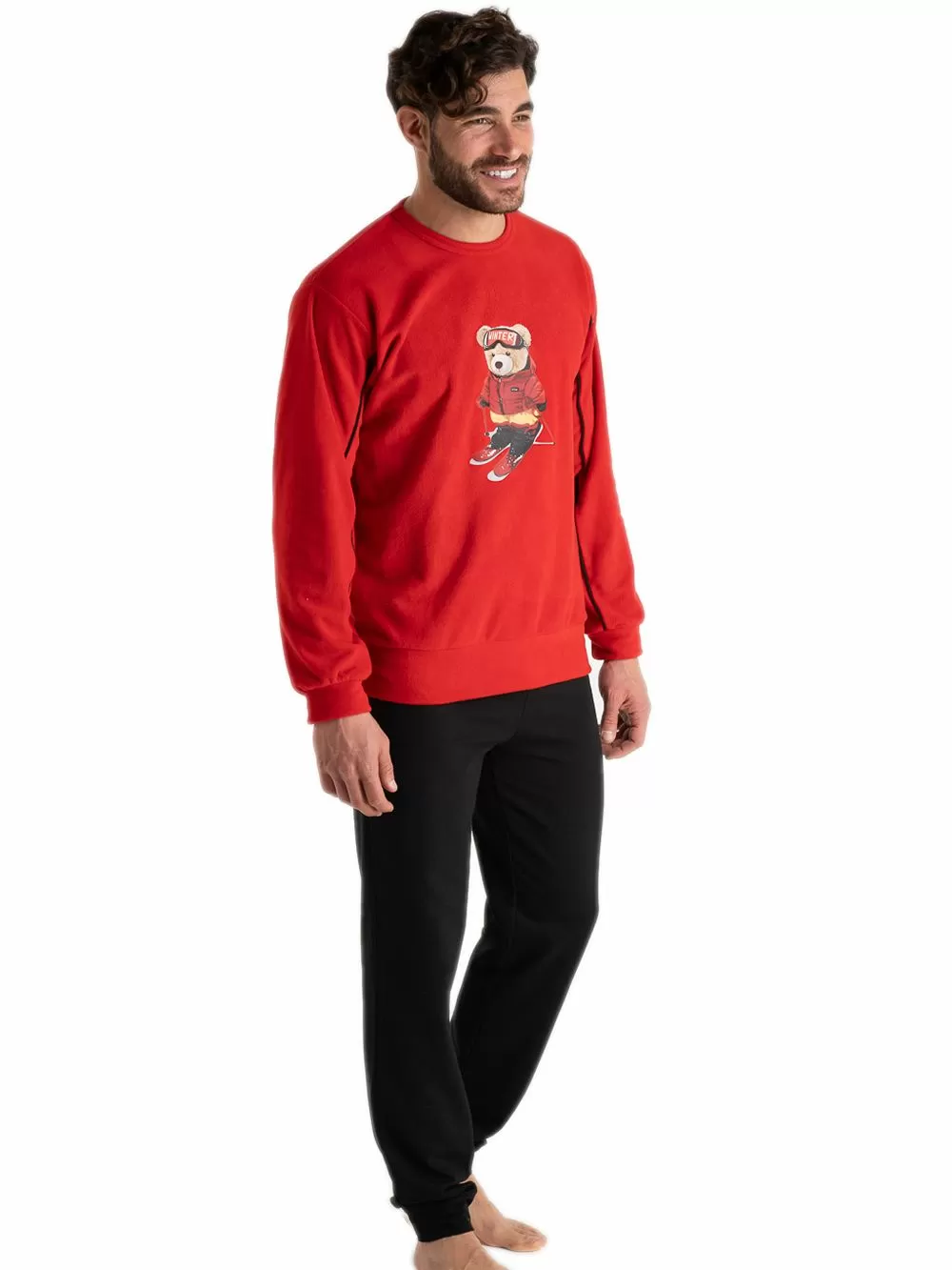 Ανδρική Πυτζάμα RACHEL Σκιέρ - Ζεστό & Απαλό Fleece