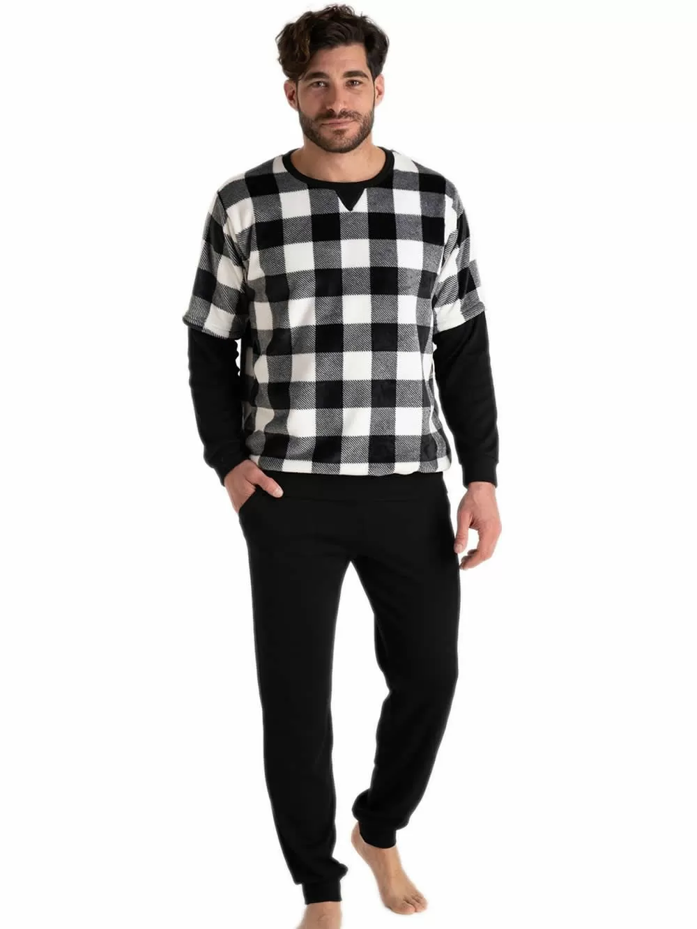 Ανδρική Φόρμα Homewear RACHEL - Ζεστό & Απαλό Fleece