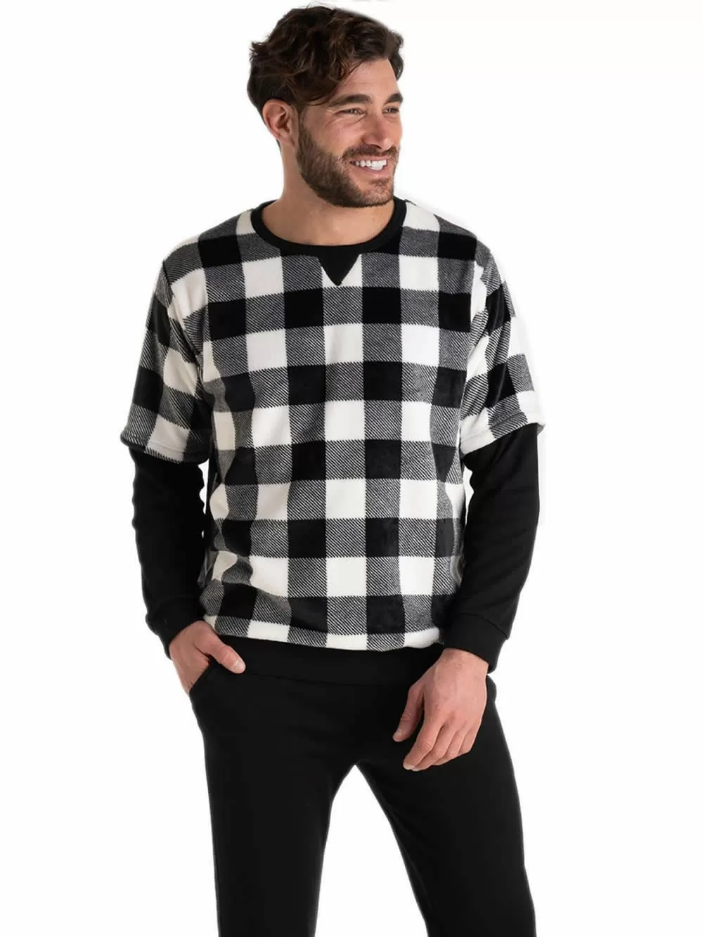 Ανδρική Φόρμα Homewear RACHEL - Ζεστό & Απαλό Fleece