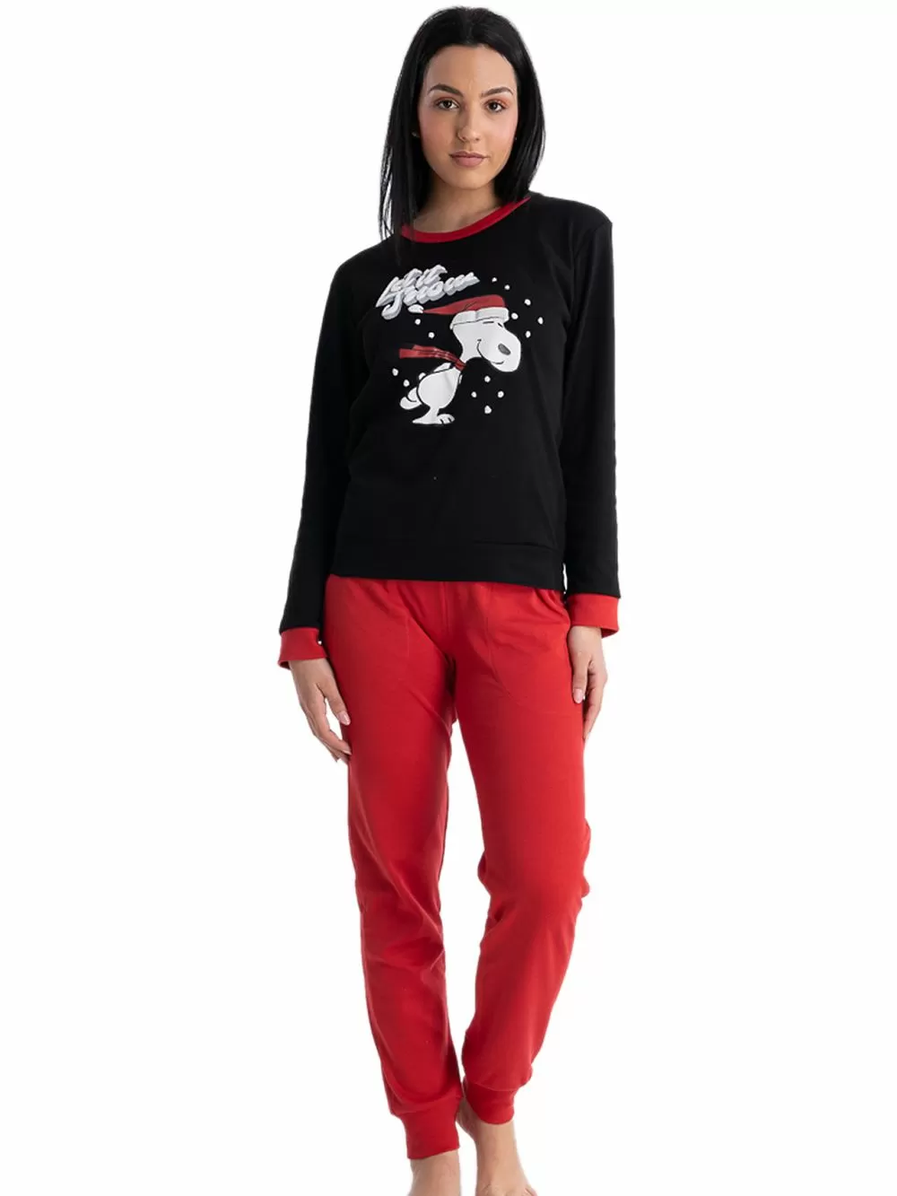 Γυναικεία Πυτζάμα RACHEL Snoopy - Γεμάτο Βαμβάκι