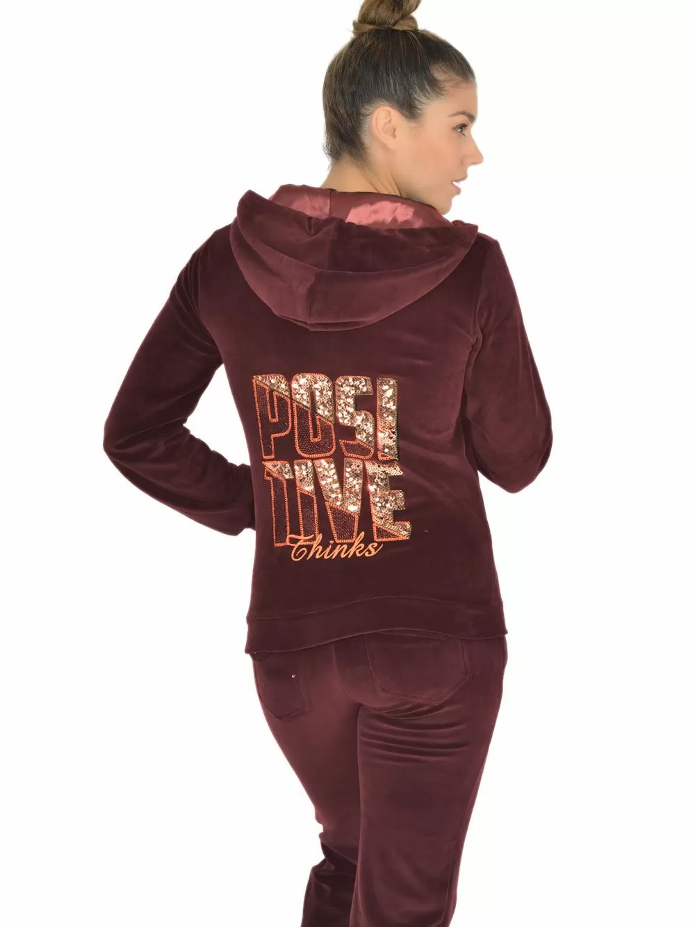 Γυναικεία Φόρμα SECRET POINT - Απαλό Βελούδο - Παγιέτες 