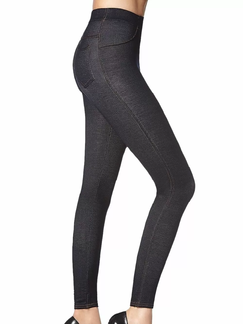 BAS BLEU Κολάν Jean Blanka - Αδιάφανο Ελαστικό 