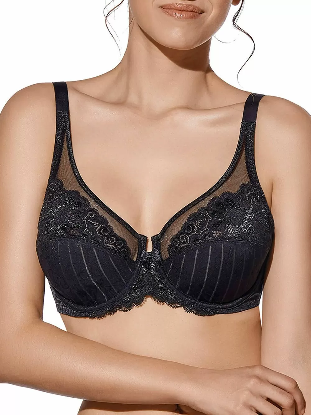 Σουτιέν SELENE Mariluz - Μεγάλο Στήθος - Μπανέλα - Διαφάνεια 