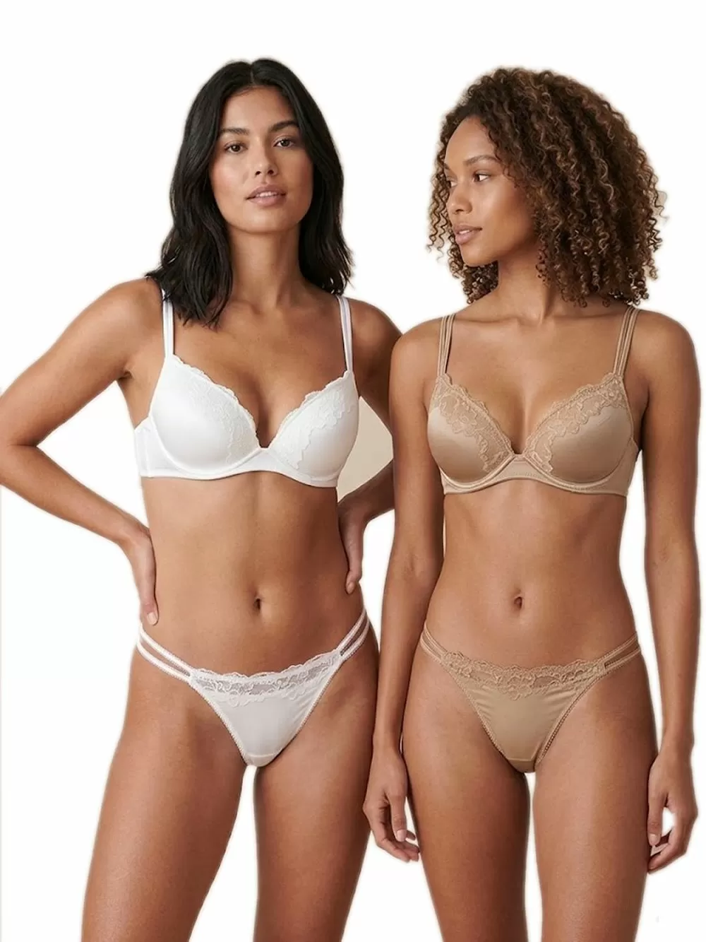 Σουτιέν DORINA Origins Shiny 1+1 ΔΩΡΟ Push Up - Βαθύ V - Πλουσιότερο Μπούστο