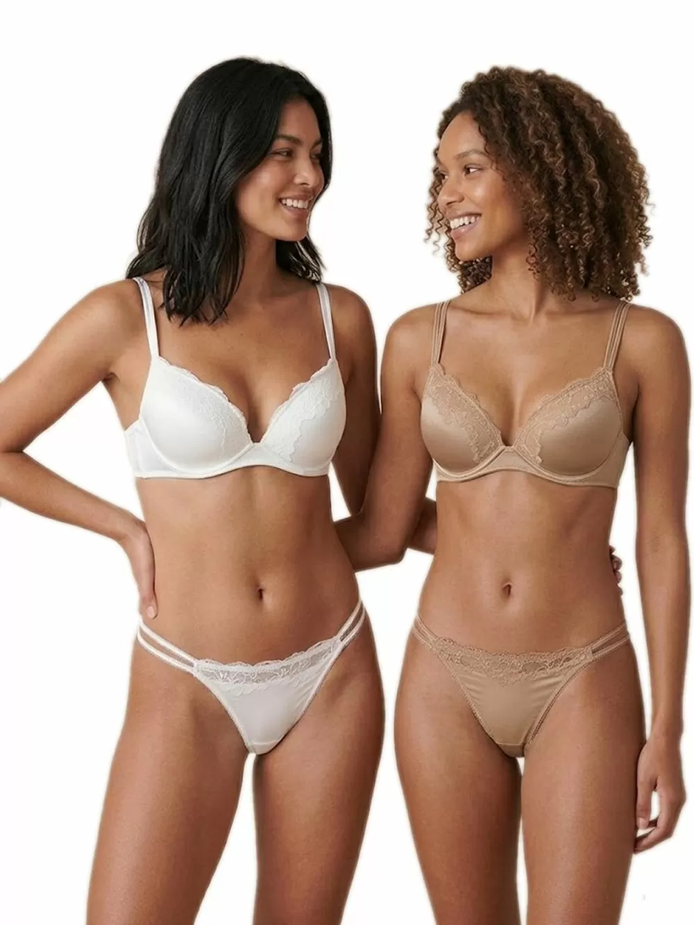 Σουτιέν DORINA Origins Shiny 1+1 ΔΩΡΟ Push Up - Βαθύ V - Πλουσιότερο Μπούστο