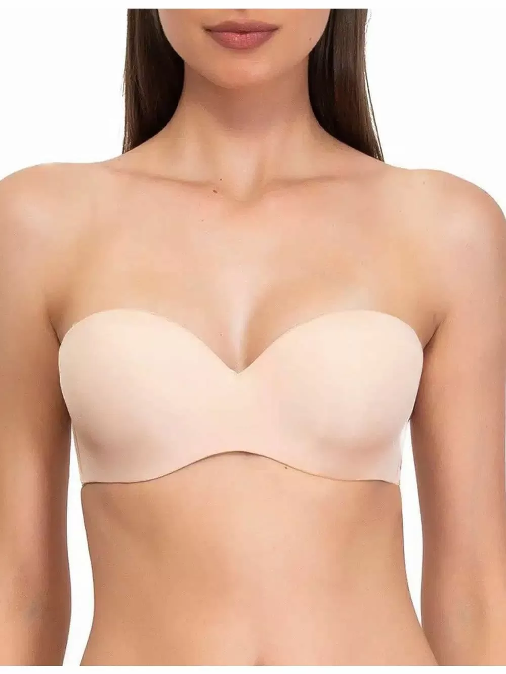 Σουτιέν SIELEI Strapless Push Up - Αόρατες Ραφές - Ενίσχυση & Μπανέλα