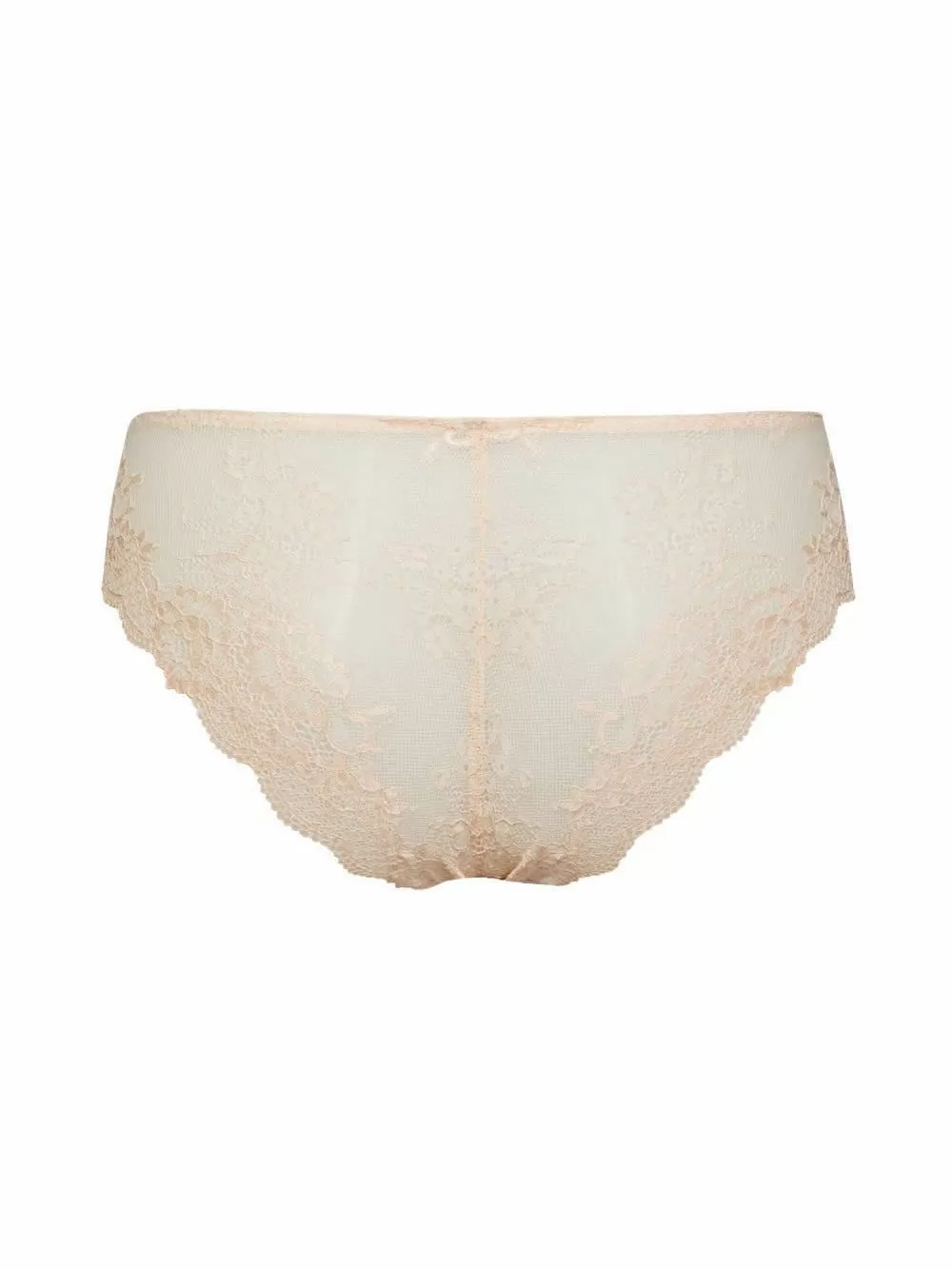 SIELEI Slip Αόρατο Κανονικό - Σατινέ Ύφασμα & Δαντέλα  - Χωρίς Ραφές