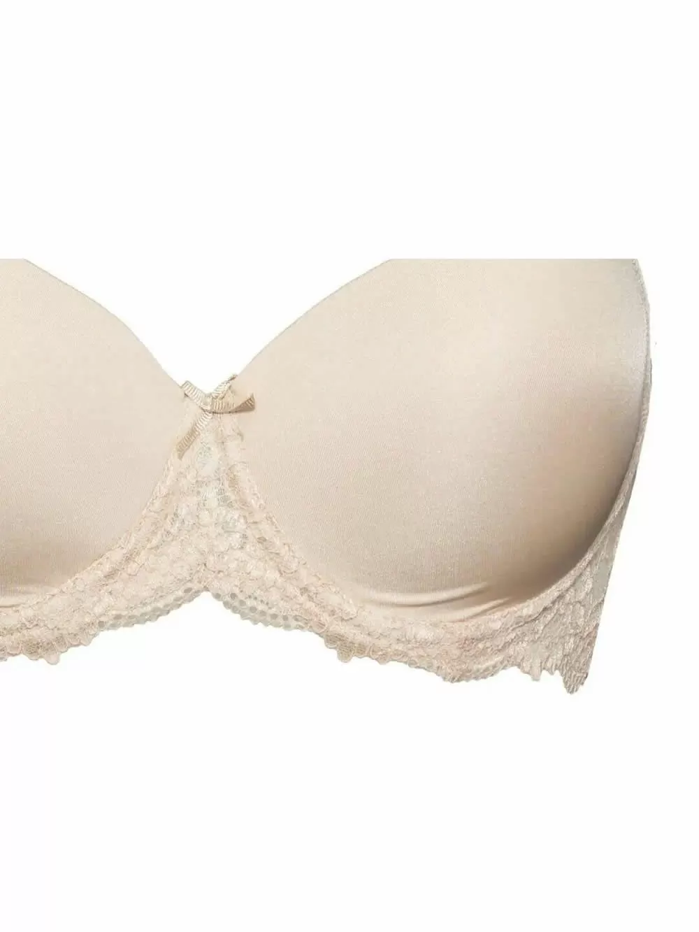 Σουτιέν SIELEI Balconette - Σατινέ Ύφασμα & Δαντέλα - Ήπια Ενίσχυση
