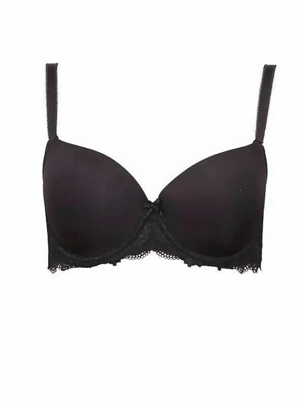 Σουτιέν SIELEI Balconette - Σατινέ Ύφασμα & Δαντέλα - Ήπια Ενίσχυση