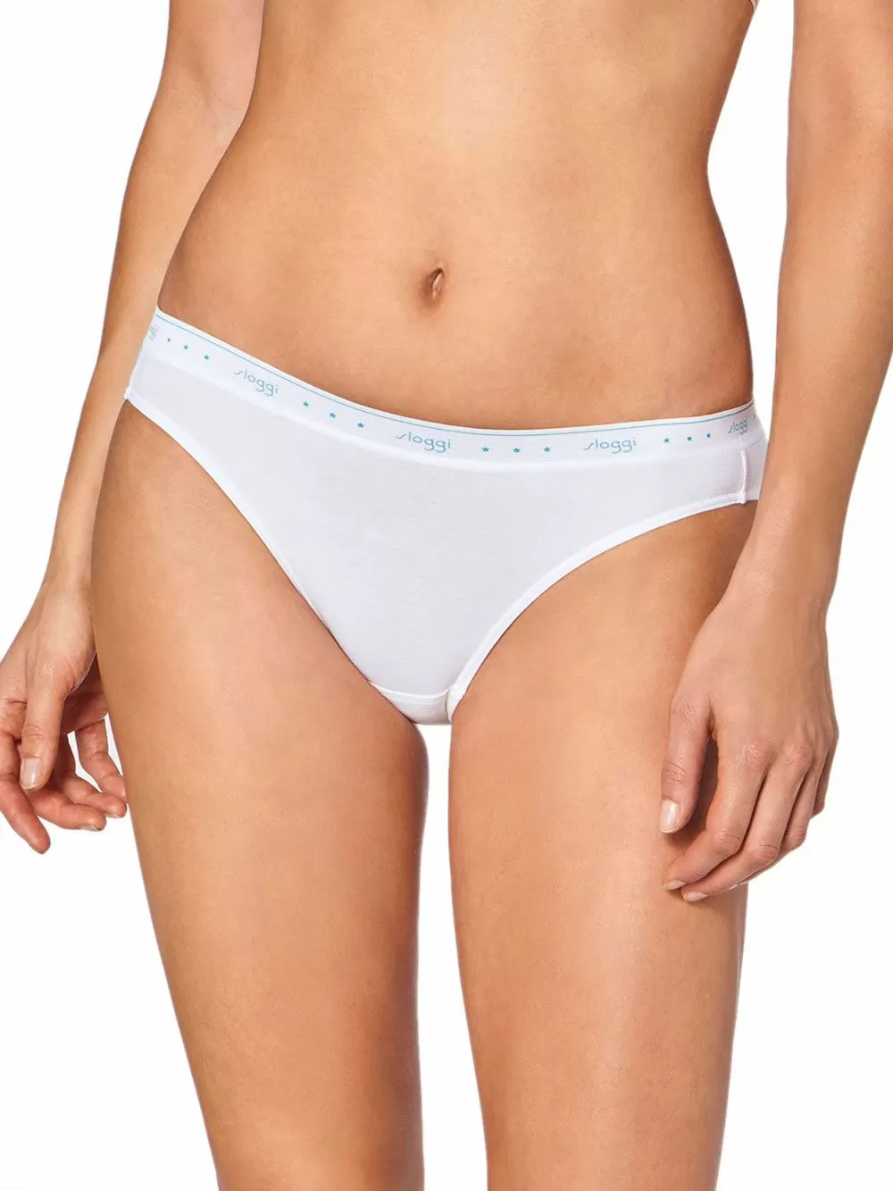 SLOGGI 24/7 100 Mini - Βαμβακερό Καθημερινό Σλιπ - Logo