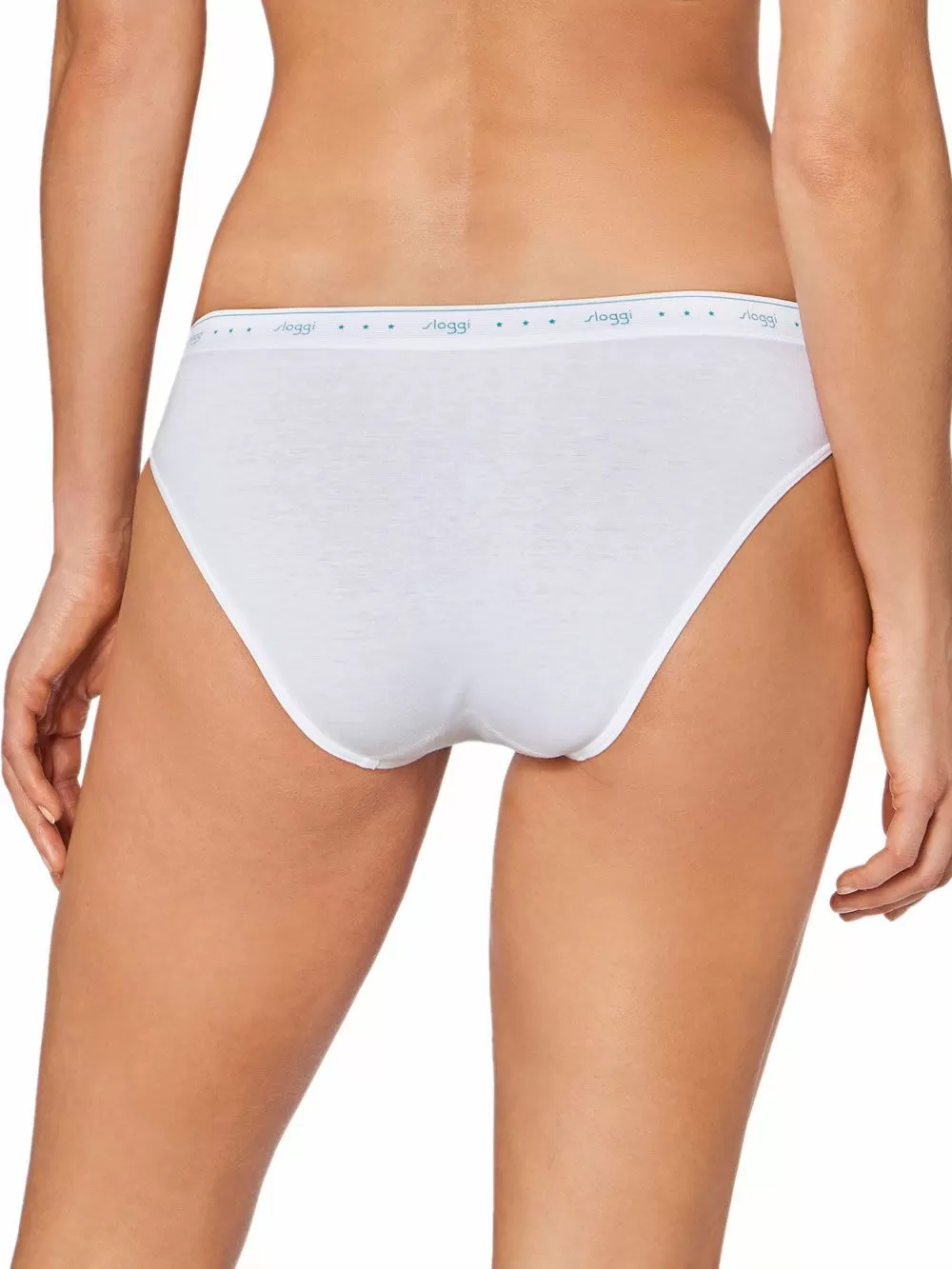 SLOGGI 24/7 100 Mini - Βαμβακερό Καθημερινό Σλιπ - Logo