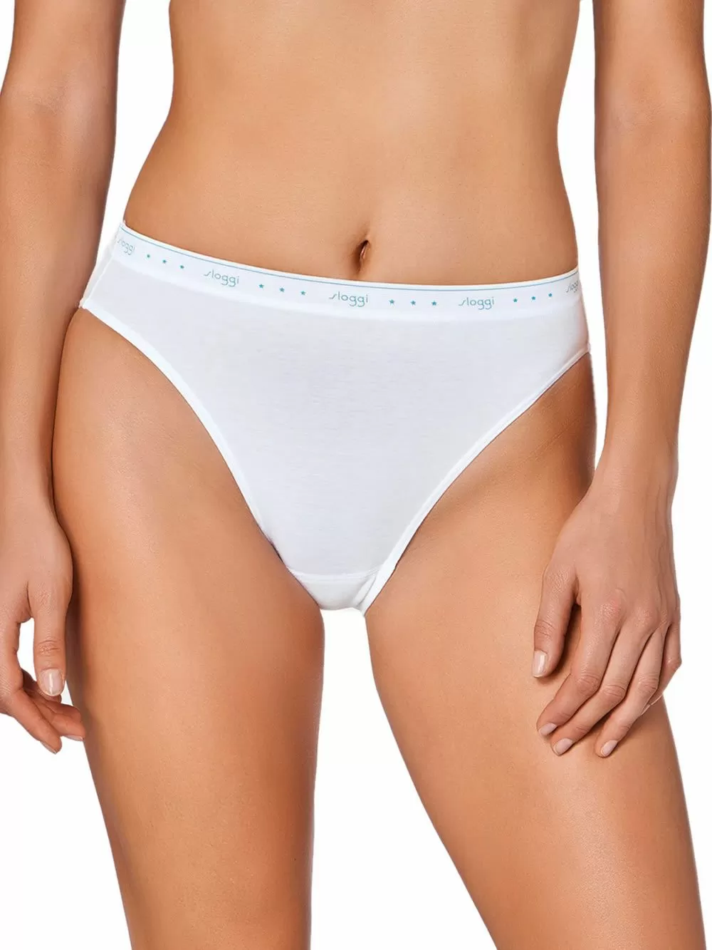 SLOGGI 24/7 100 Tai - Βαμβακερό Καθημερινό Σλιπ - Logo 