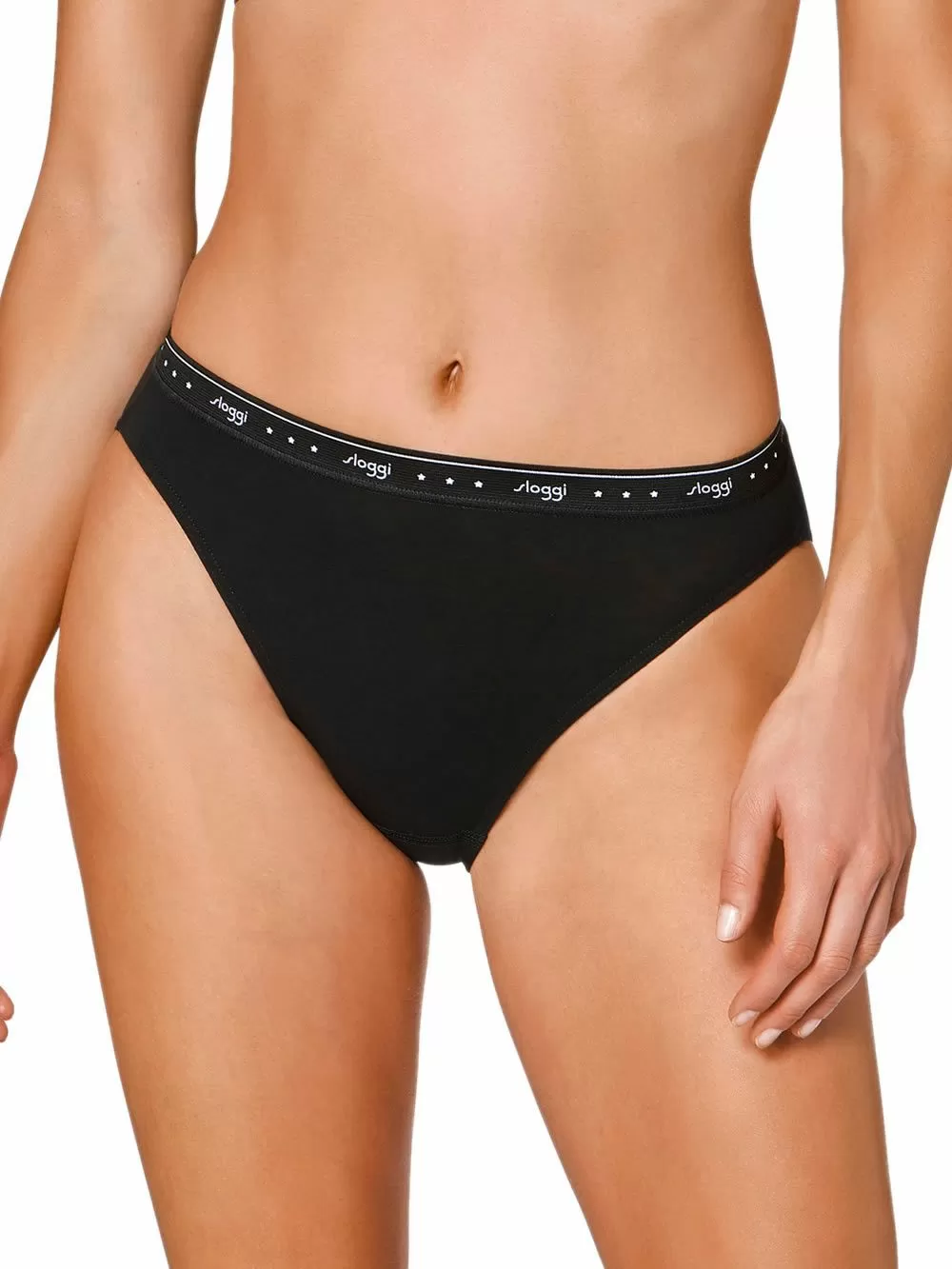 SLOGGI 24/7 100 Tai - Βαμβακερό Καθημερινό Σλιπ - Logo 