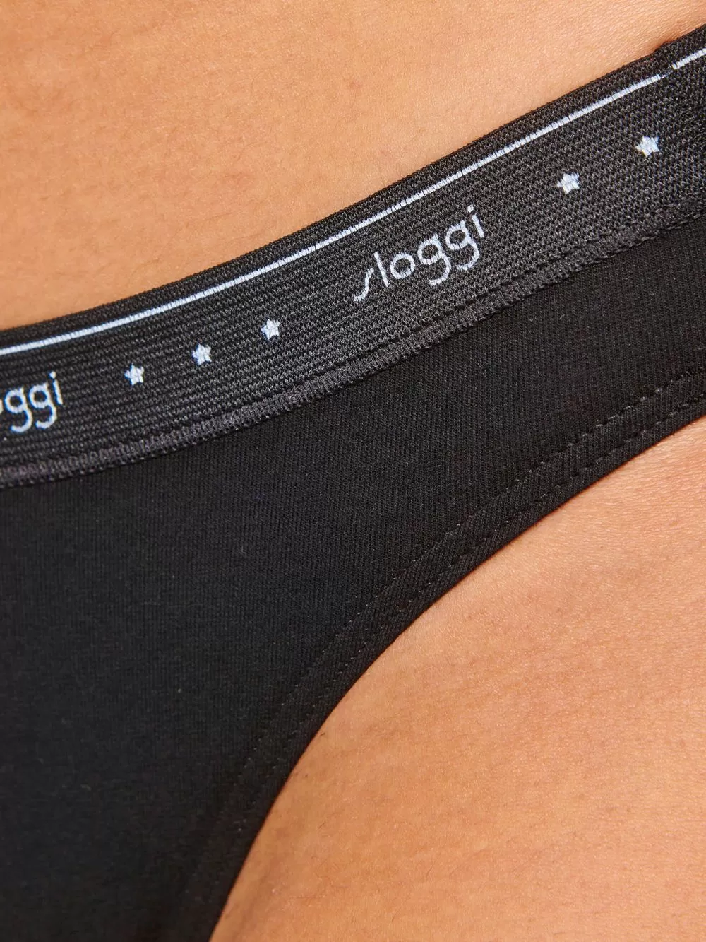 SLOGGI 24/7 100 Mini - Βαμβακερό Καθημερινό Σλιπ - Logo