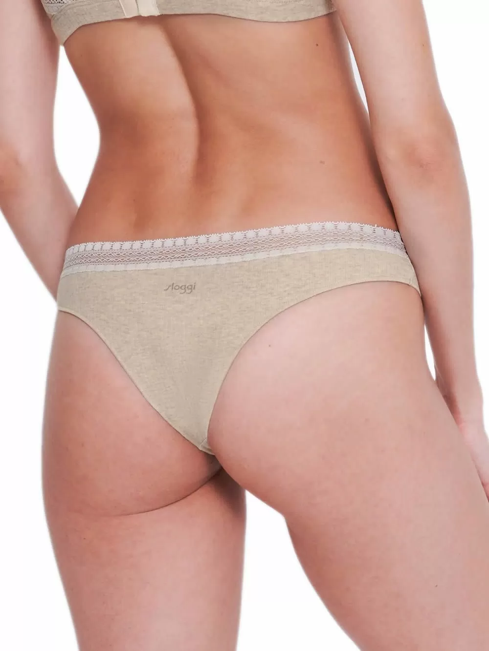 SLOGGI Go Ribbed R Brazil M013 - Eco Οργανικό Βαμβάκι - Πακέτο με 2