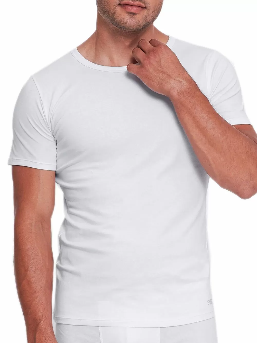 SLOGGI Men Go Abc 2.0 H O-Neck 0003 - Απαλό & Ελαστικό Βαμβάκι - Πακέτο με 2