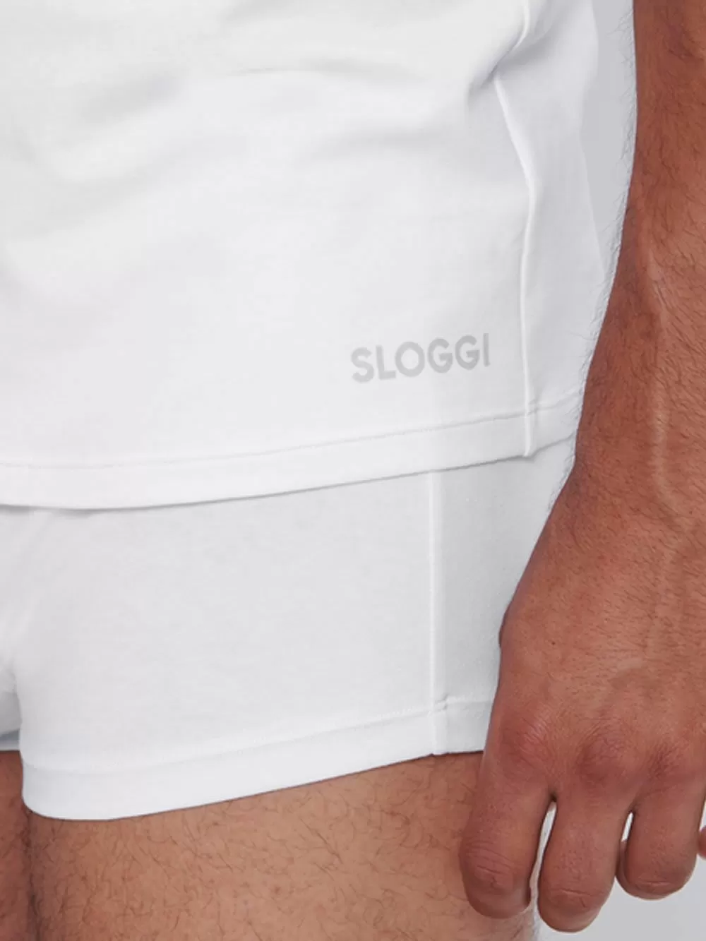 SLOGGI Men Go Abc 2.0 H O-Neck 0003 - Απαλό & Ελαστικό Βαμβάκι - Πακέτο με 2