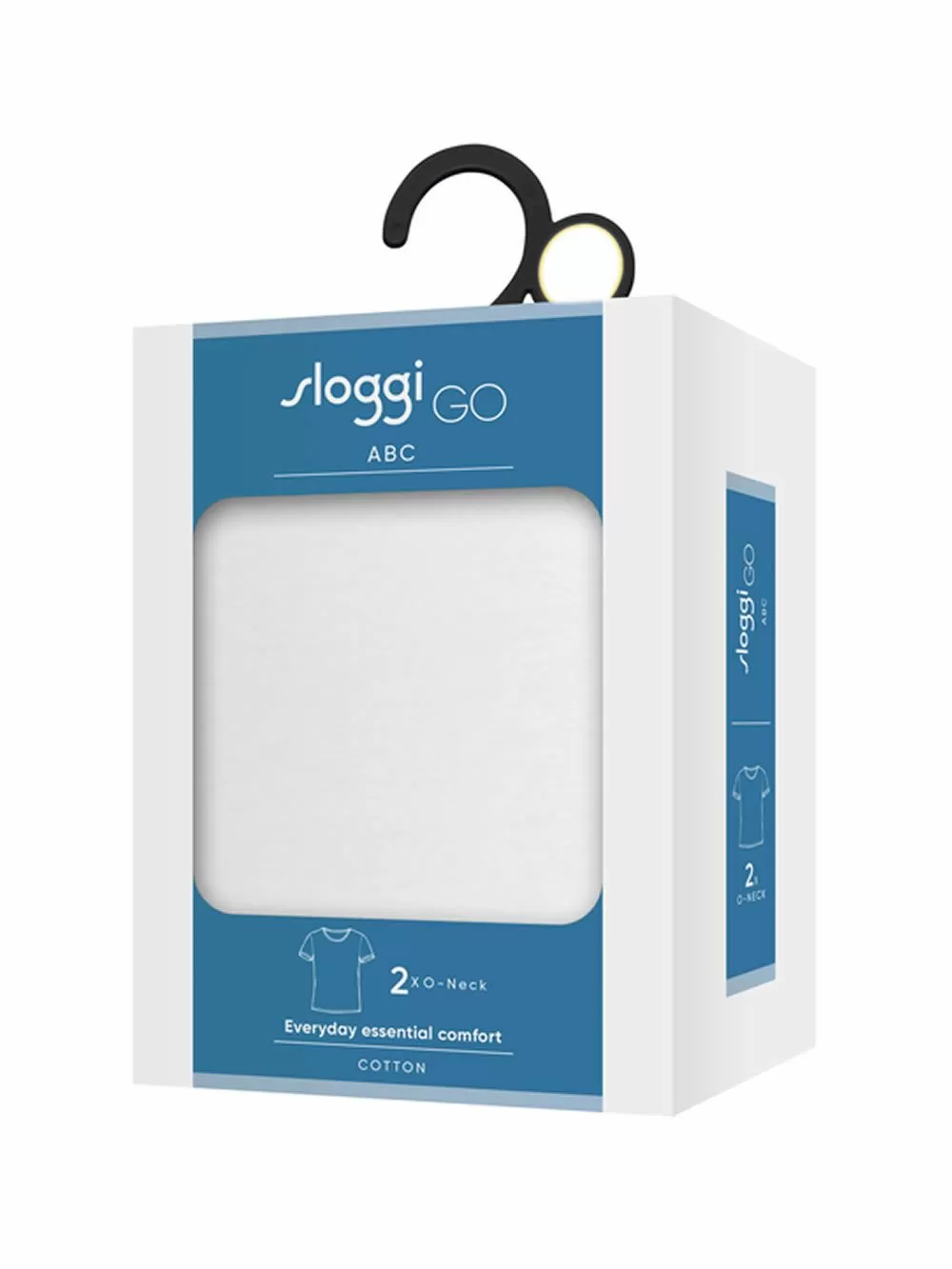 SLOGGI Men Go Abc 2.0 H O-Neck 0003 - Απαλό & Ελαστικό Βαμβάκι - Πακέτο με 2