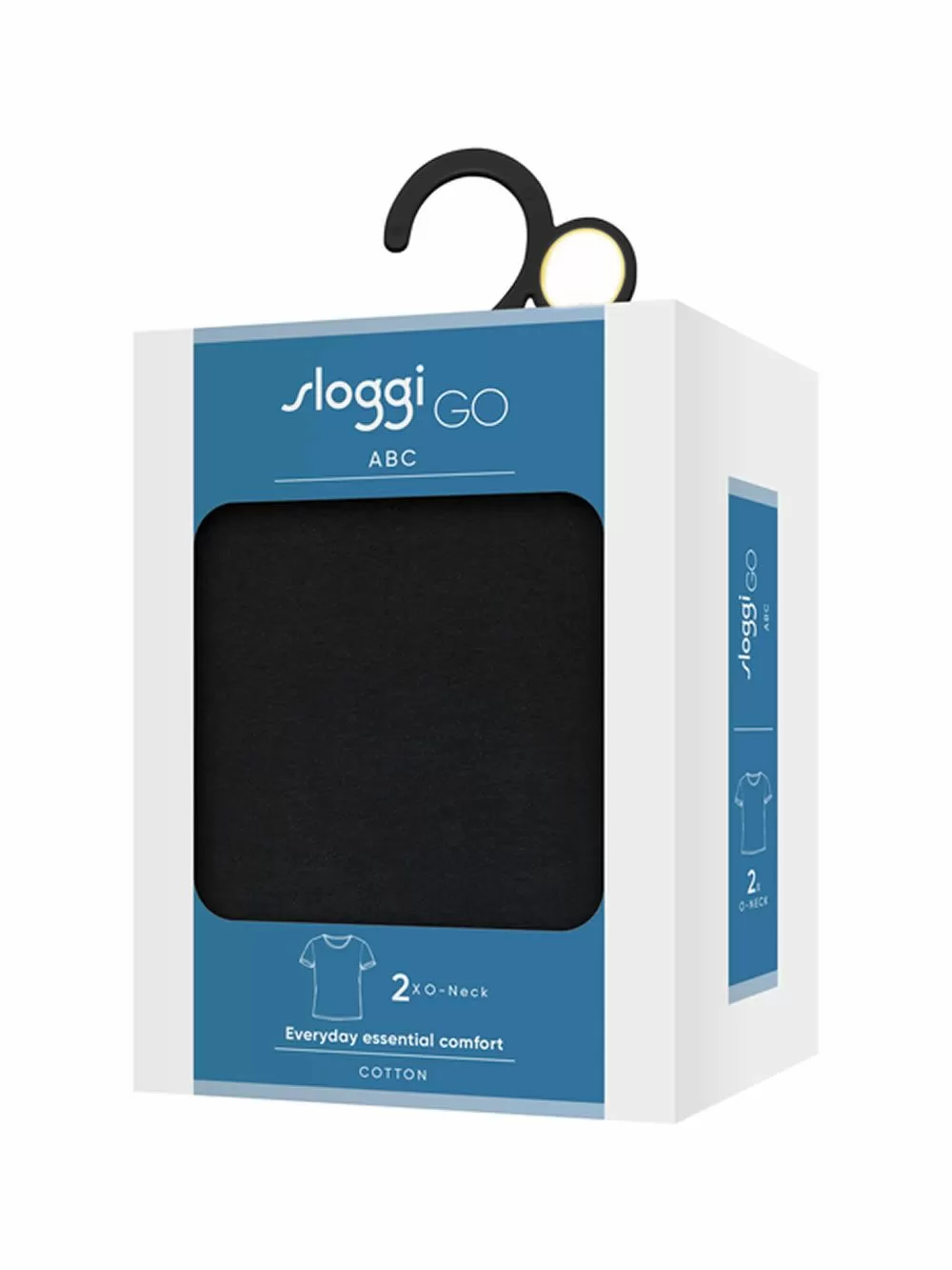 SLOGGI Men Go Abc 2.0 H O-Neck 0004 - Απαλό & Ελαστικό Βαμβάκι - Πακέτο με 2