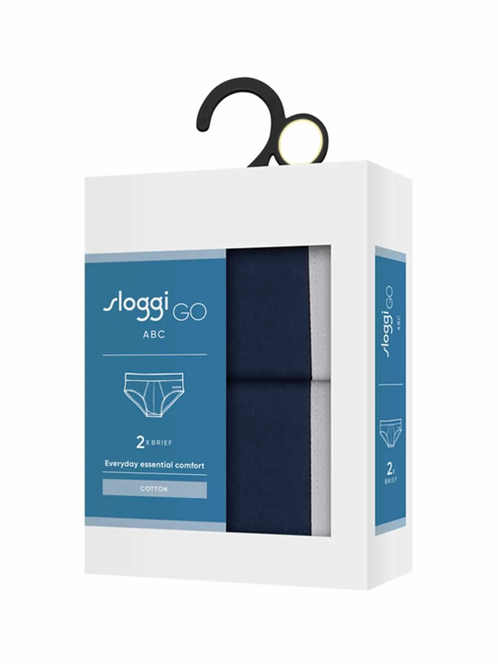 SLOGGI Men Go Abc 2.0 H Brief 00RA - Αγνό Βαμβάκι - Πακέτο με 2