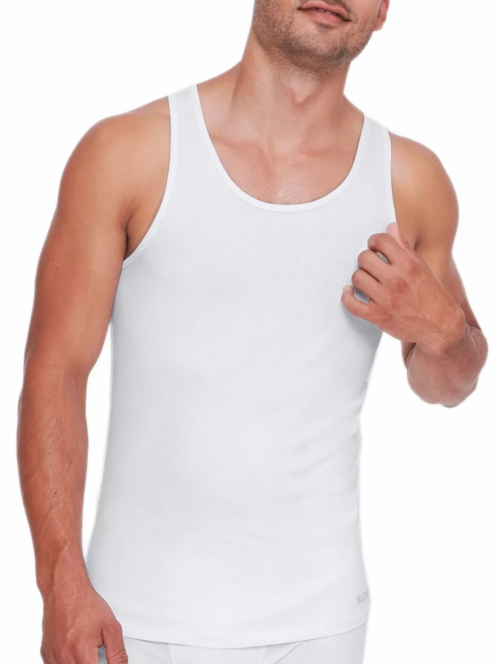 SLOGGI Men Go Abc 2.0 H Tank Top 0003 - Απαλό & Ελαστικό Βαμβάκι - Πακέτο με 2