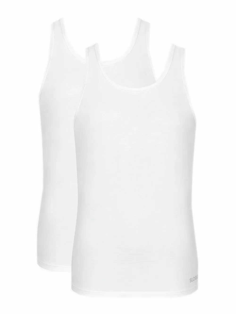SLOGGI Men Go Abc 2.0 H Tank Top 0003 - Απαλό & Ελαστικό Βαμβάκι - Πακέτο με 2