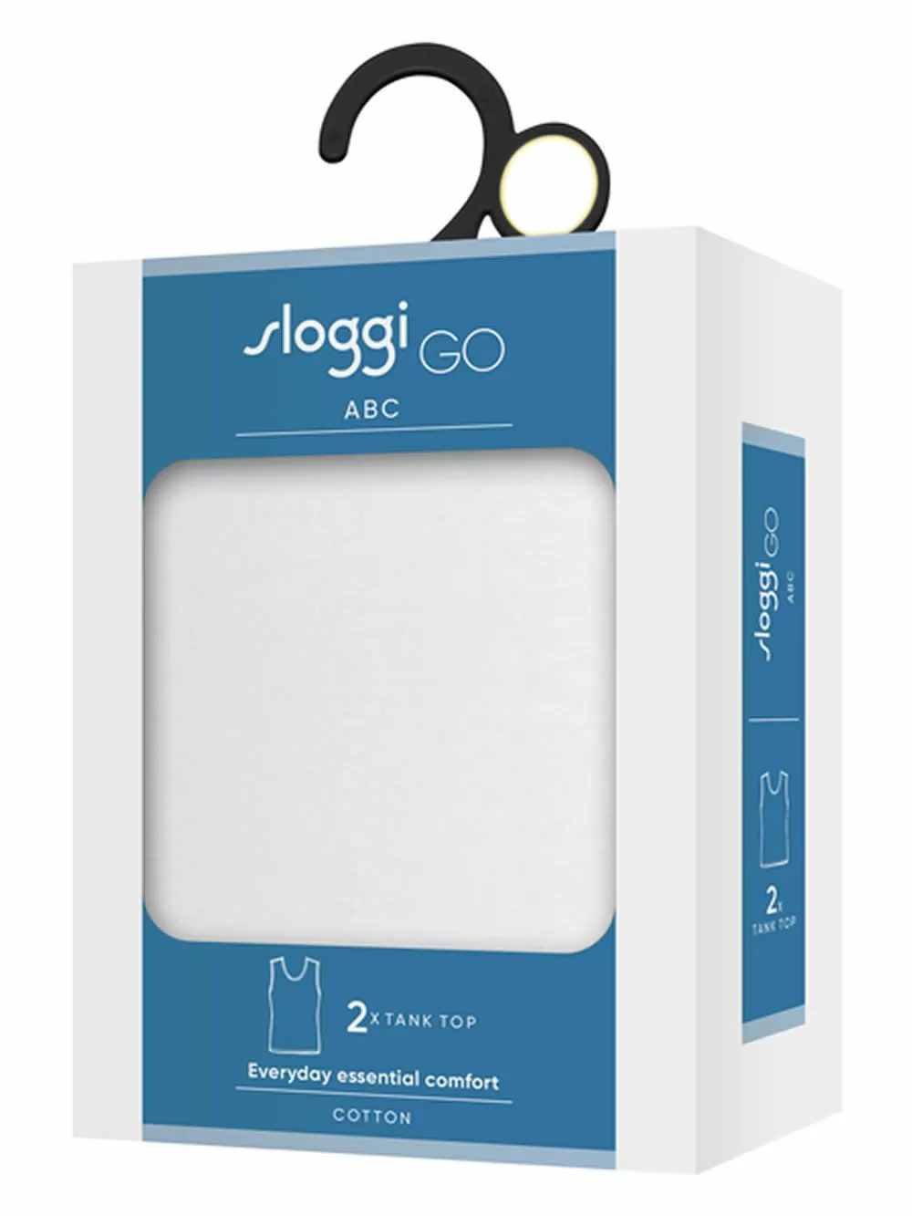 SLOGGI Men Go Abc 2.0 H Tank Top 0003 - Απαλό & Ελαστικό Βαμβάκι - Πακέτο με 2