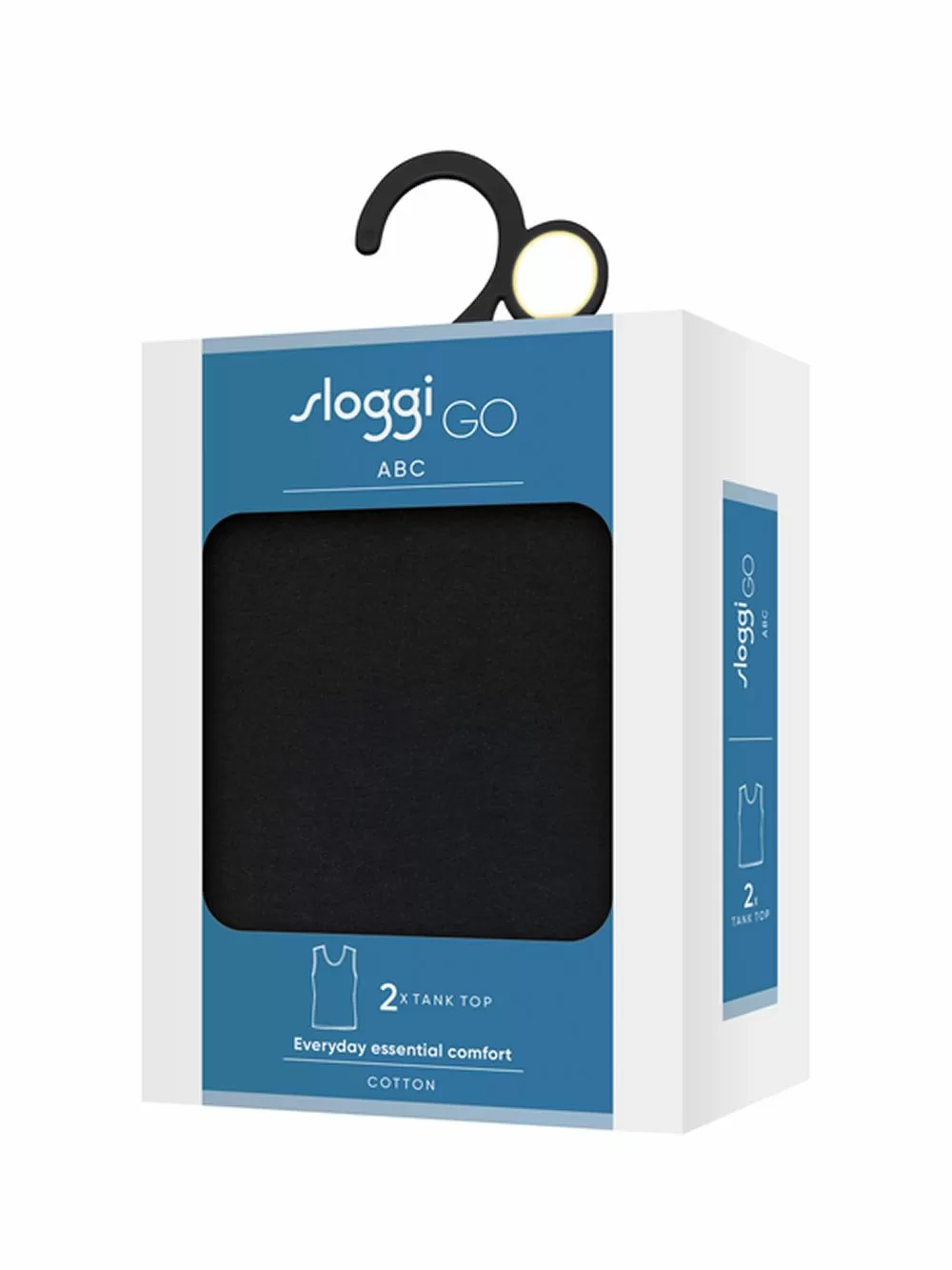 SLOGGI Men Go Abc 2.0 H Tank Top 0004 - Απαλό & Ελαστικό Βαμβάκι - Πακέτο με 2