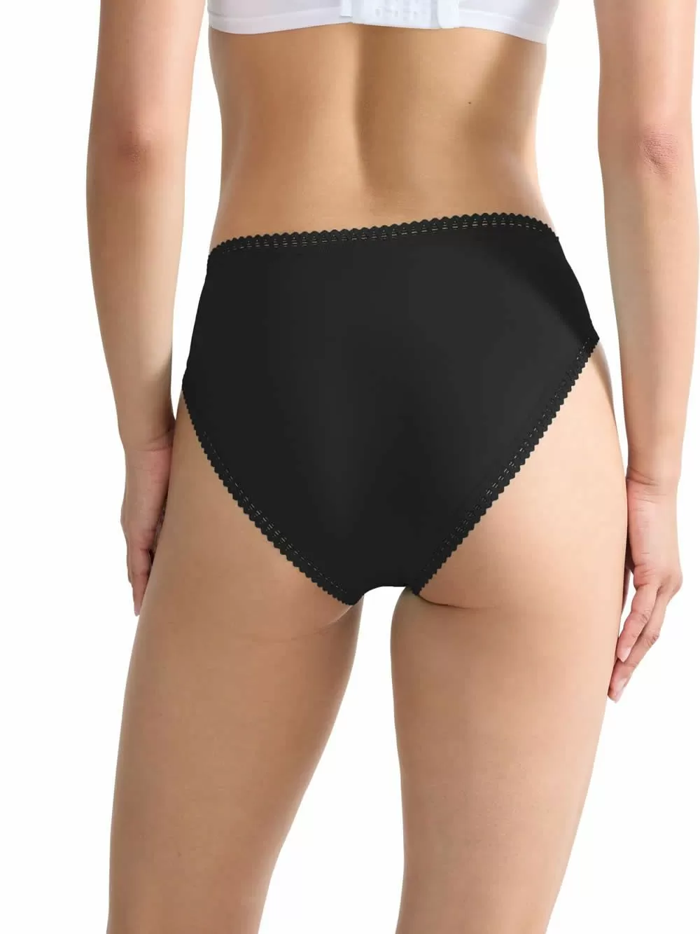 SLOGGI Go Crush High Leg Tai Φαρδύ Ψηλό - Οργανικό Eco Βαμβάκι - Πακέτο με 3