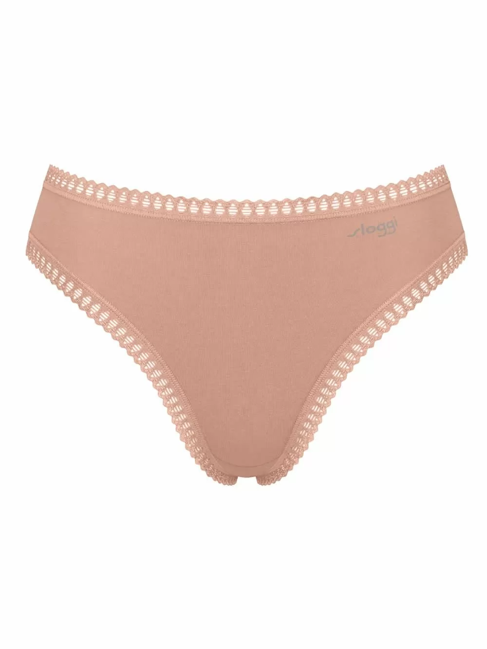 SLOGGI Go Crush High Leg Tai Φαρδύ Ψηλό - Οργανικό Eco Βαμβάκι - Πακέτο με 3