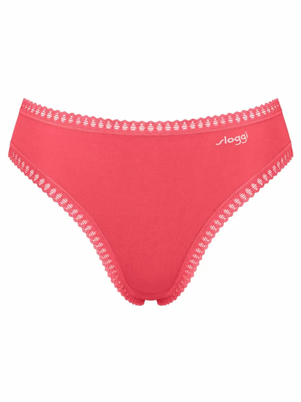 SLOGGI Go Crush High Leg Tai Φαρδύ Ψηλό - Οργανικό Eco Βαμβάκι - Πακέτο με 3