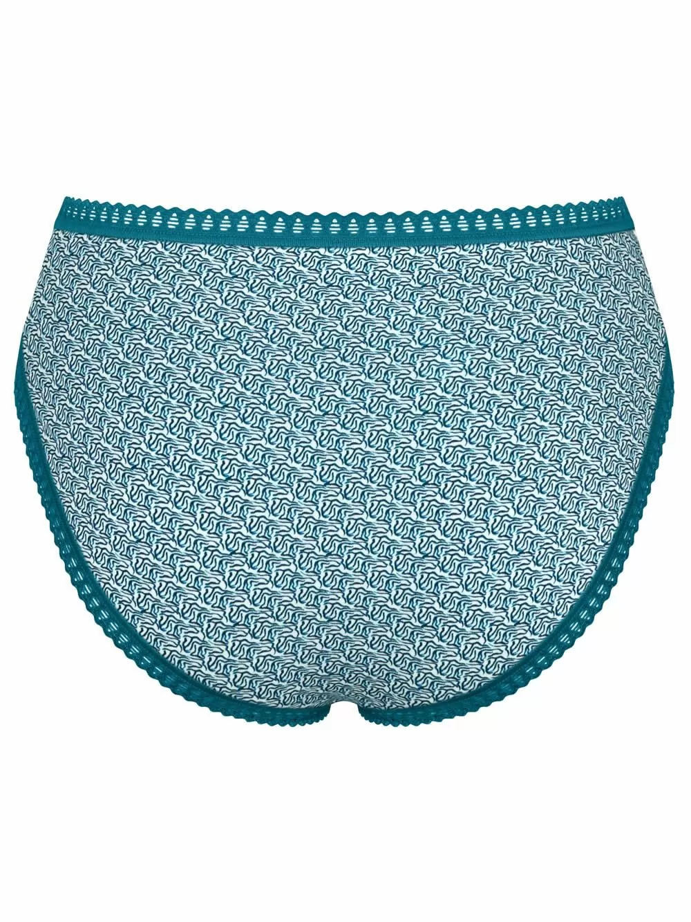 SLOGGI Go Crush High Leg Tai Φαρδύ Ψηλό - Οργανικό Eco Βαμβάκι - Πακέτο με 3