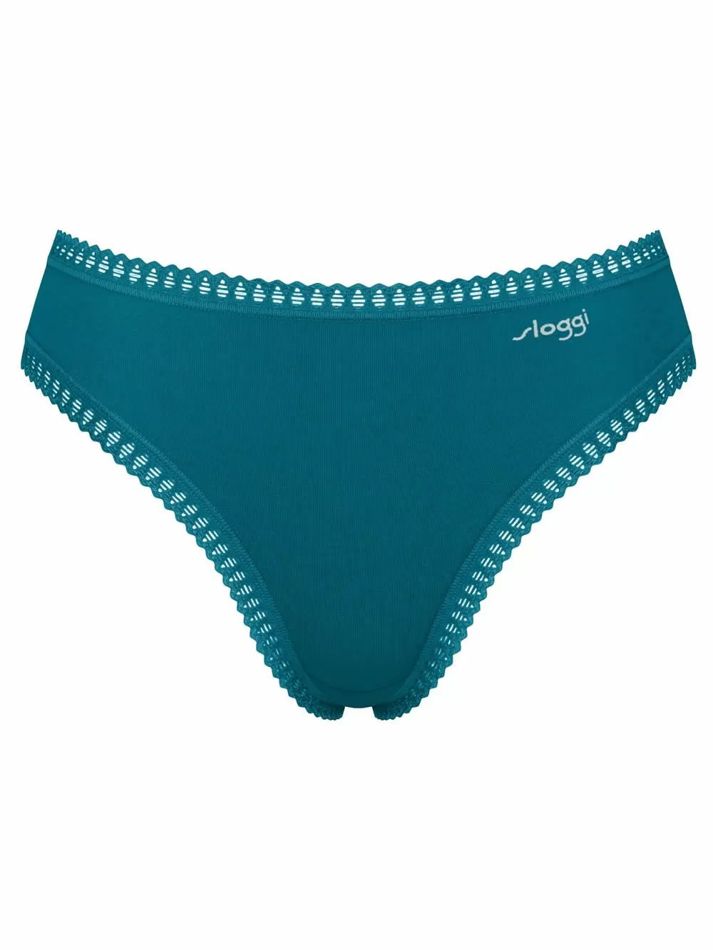 SLOGGI Go Crush High Leg Tai Φαρδύ Ψηλό - Οργανικό Eco Βαμβάκι - Πακέτο με 3