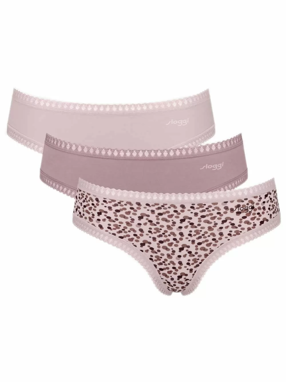 SLOGGI Go Crush H Hipster - Οργανικό Eco Βαμβάκι - Πακέτο με 3