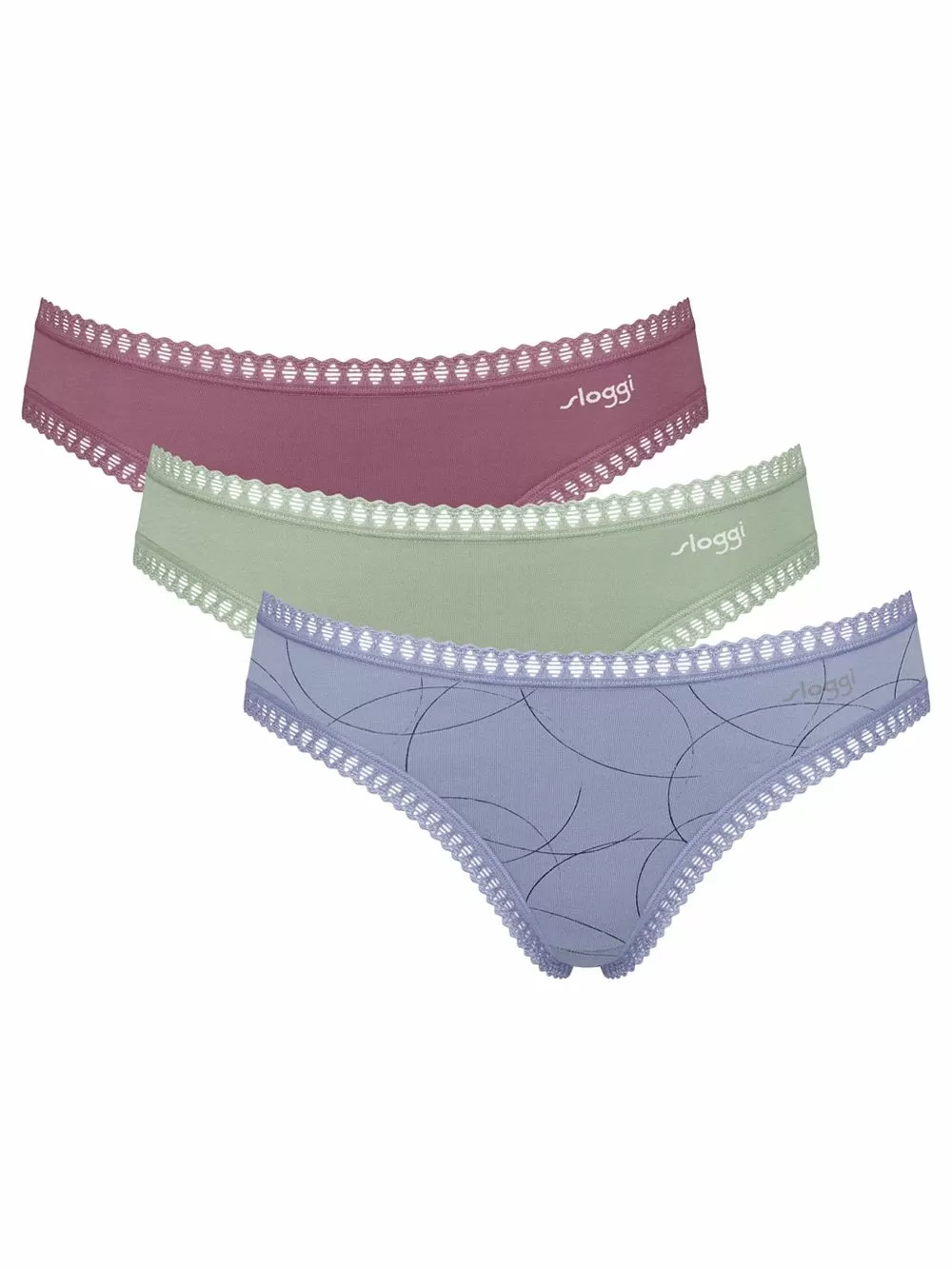 SLOGGI Go Crush Mini - Οργανικό Eco Βαμβάκι - Πακέτο με 3