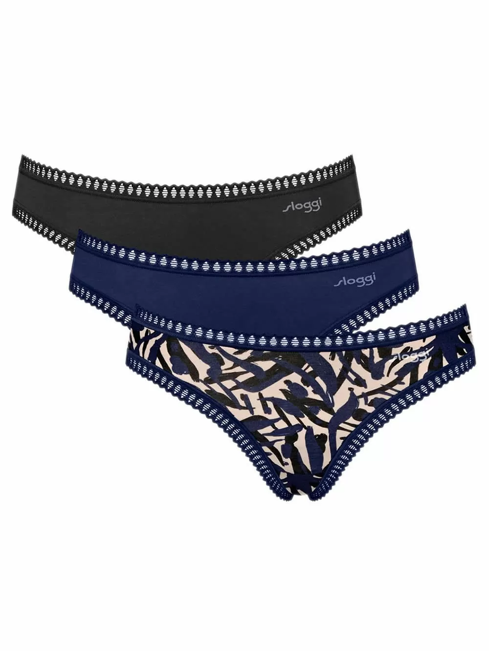 SLOGGI Go Crush H Mini - Οργανικό Eco Βαμβάκι - Πακέτο με 3