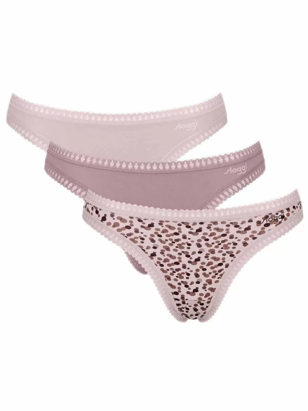 SLOGGI Go Crush H String - Οργανικό Eco Βαμβάκι - Πακέτο με 3