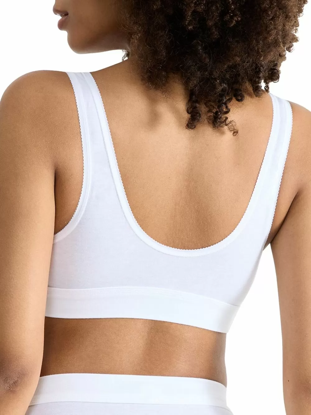 Sloggi Double Comfort T Top Σουτιέν Μπουστάκι - Αγνό Βαμβάκι - Διπλό Λάστιχο Υποστήριξης