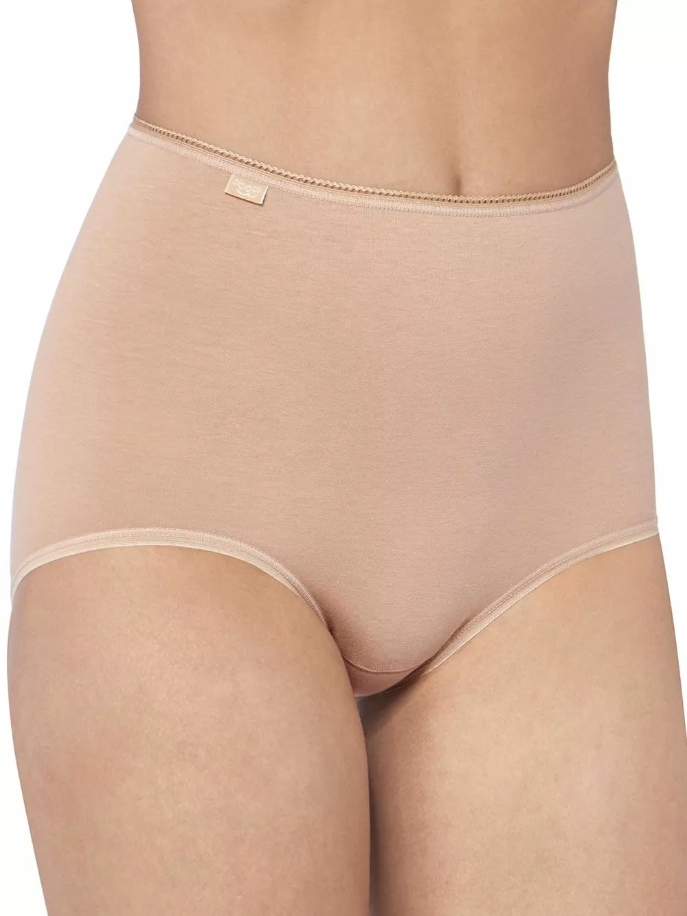 Sloggi 24/7 Cotton Maxi - Ολόσωμο Σλιπ 4/4 - Απαλό Βαμβάκι - Πακέτο με 3