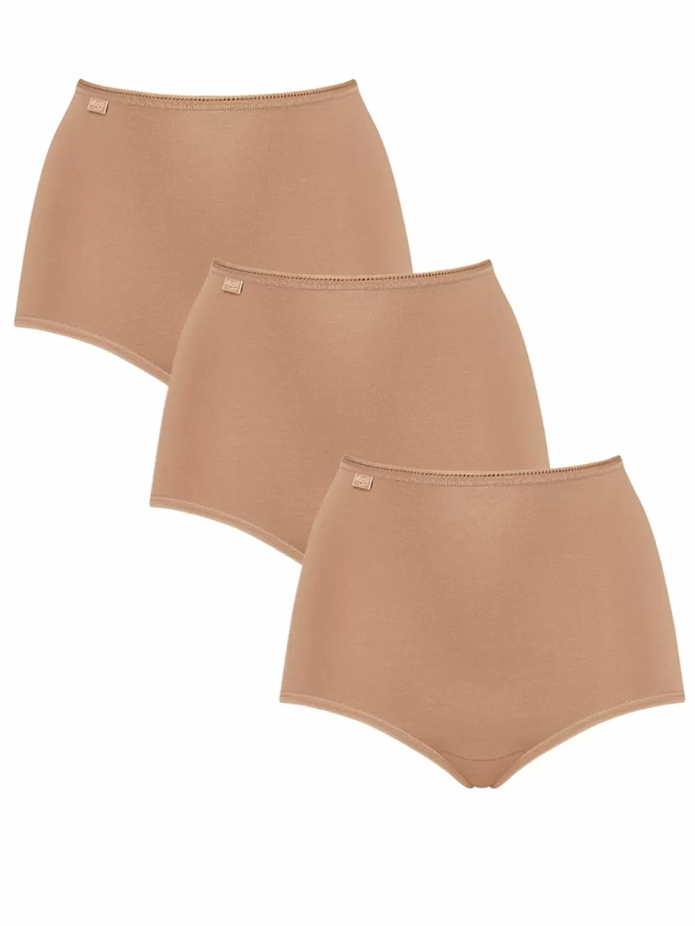 Sloggi 24/7 Cotton Maxi - Ολόσωμο Σλιπ 4/4 - Απαλό Βαμβάκι - Πακέτο με 3