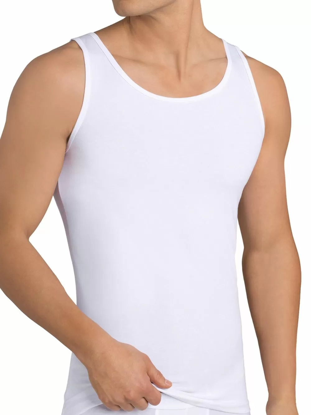 SLOGGI 24/7 SH02 Vest - Αντρική Φανέλα με Τιράντα - Ελαστικό Βαμβάκι - 2 Τεμάχια