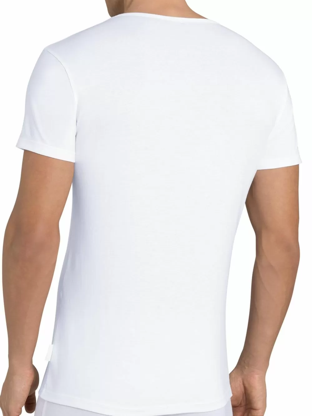 SLOGGI 24/7 SH03 Neck - Αντρική Κοντομάνικη Φανέλα - Ελαστικό Βαμβάκι - 2 Τεμάχια 