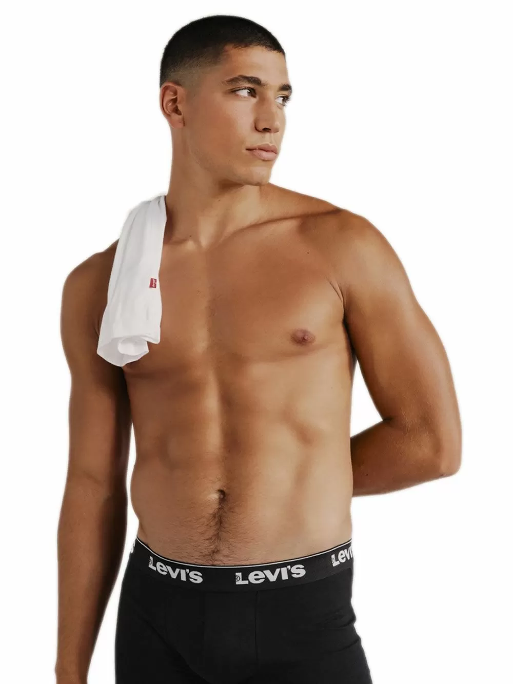 LEVIS Boxer Brief Repeat Logo - Ελαστικό Βαμβάκι - Black/Color Combo - Πακέτο 3 Τεμαχίων